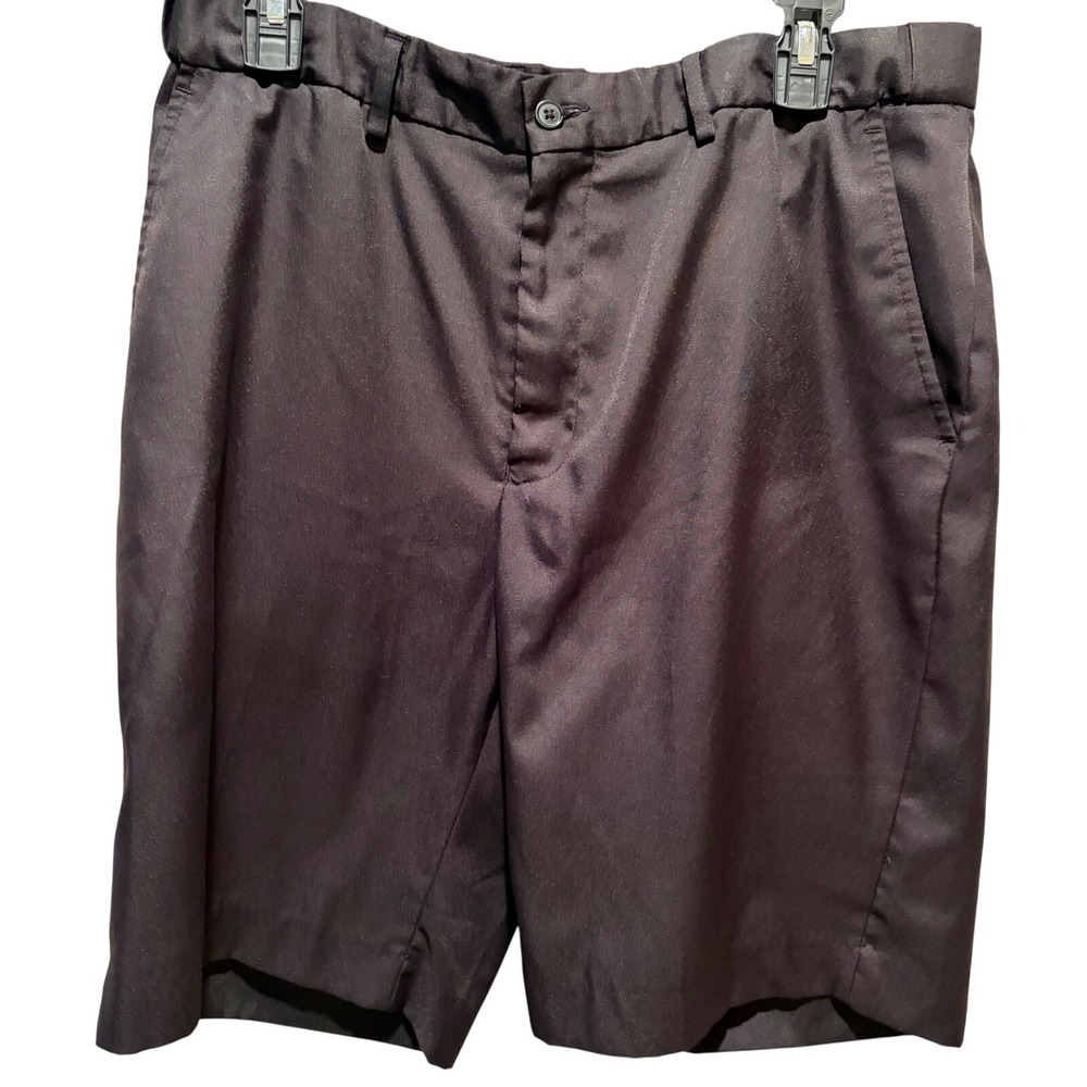 Architect‎ Golf Mens Shorts Black Size 34W Performance Stretch Flat Front